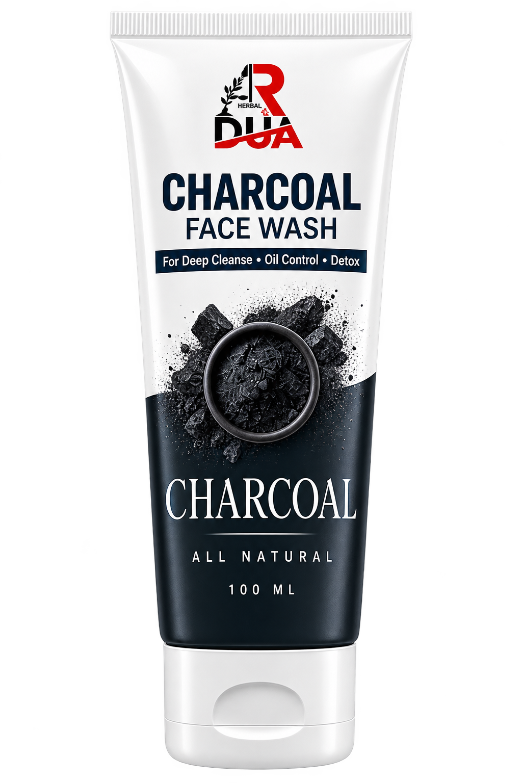 Charcoal Face Wash 100 ml | Deep Cleanse, Oil Control, Detox | For Men & Women