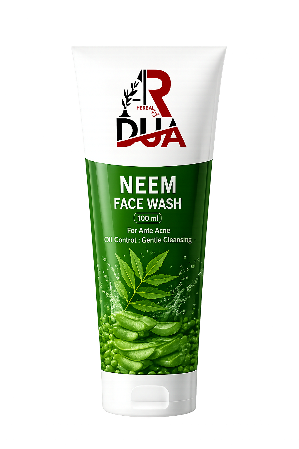 Neem Face Wash 100 ml | Anti-Acne, Oil Control, Gentle Cleanser with Aloe Vera & Vitamin B5