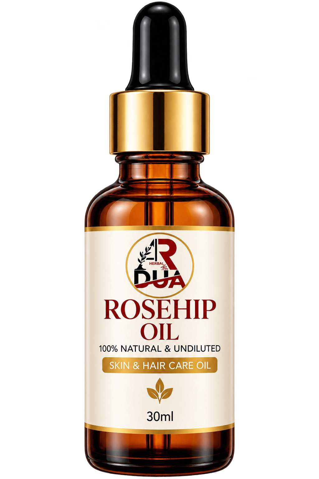 Pure Rosehip Oil 30ml – 100% Natural & Undiluted | Skin & Hair Care Oil | Enhances Glow