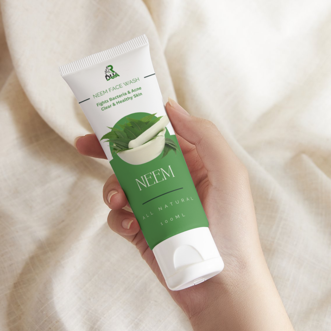 Neem Face Wash 100 ml | Anti-Acne, Oil Control, Gentle Cleanser with Aloe Vera & Vitamin B5