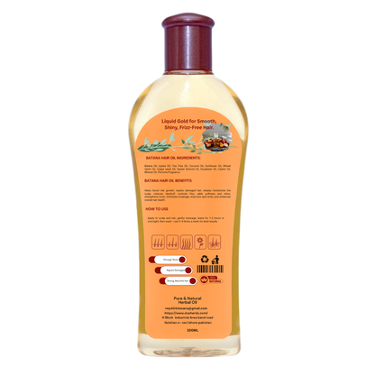 Batana Hair Oil 100 ml | For Hair Growth, Strength & Shine | Deeply Nourishes Dry & Damaged Hair