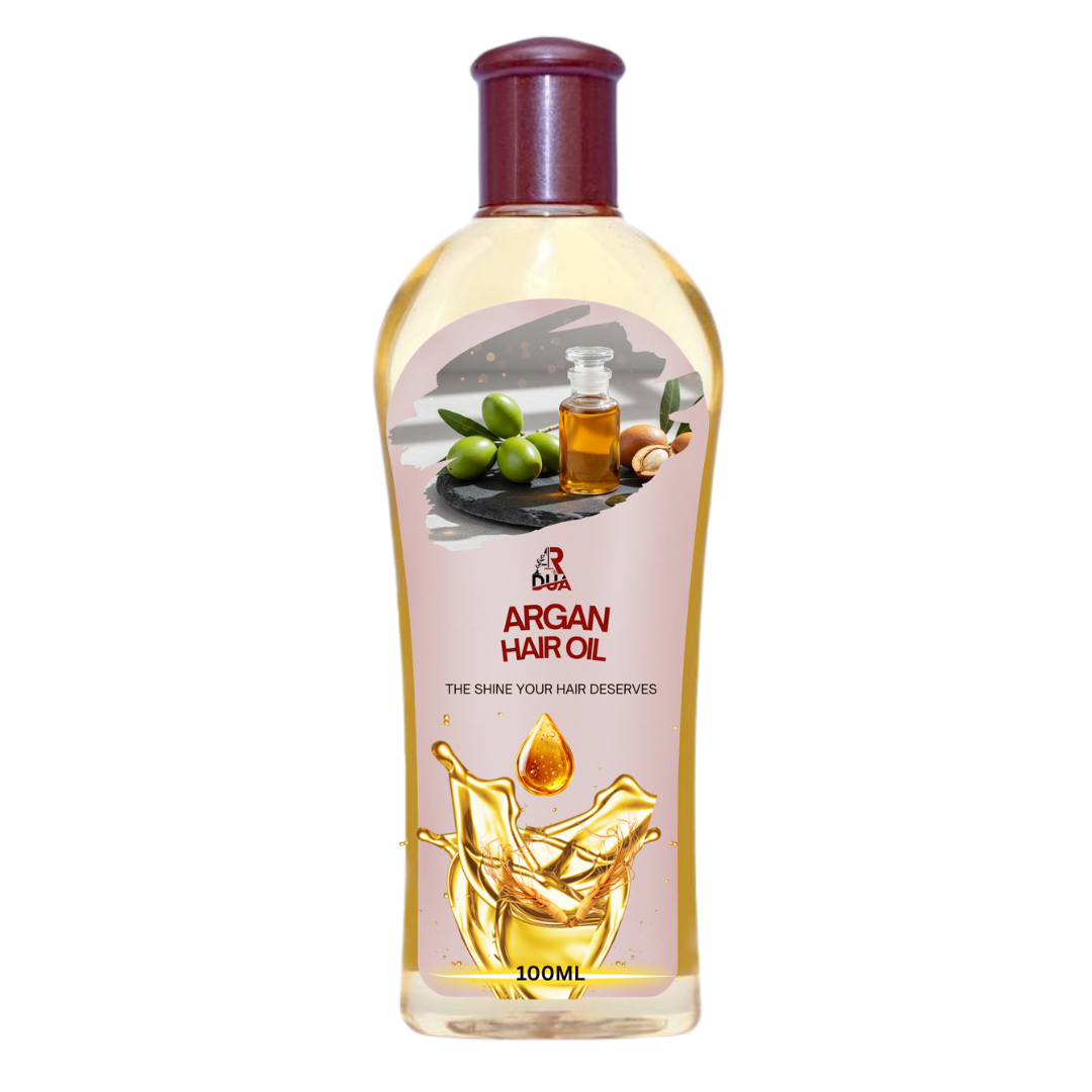 Argan Hair Oil 100 ml | For Smooth, Shiny & Frizz-Free Hair | Nourishes, Strengthens & Repairs Damaged Hair