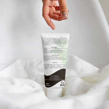 Charcoal Face Wash 100 ml | Deep Cleanse, Oil Control, Detox | For Men & Women