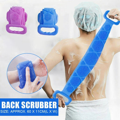 Single Side Bath Towel Silicone Scrubber Buy 1 Get 1 Free!!!