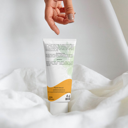 Vitamin C Face Wash 100 ml | For Skin Brightening | Best for deep cleansing | For Instant glow
