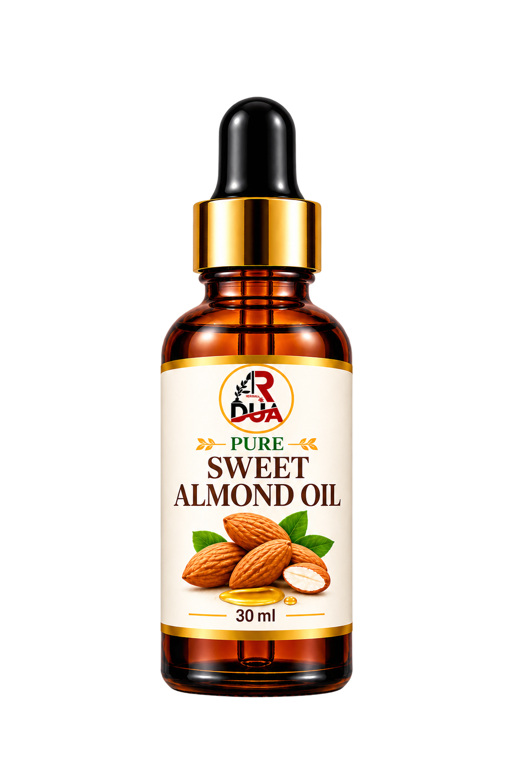 Pure Sweet Almond Oil 30 ml | For Skin, Hair & Body Care