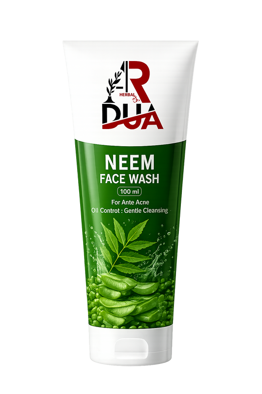 Neem Face Wash 100 ml | Anti-Acne, Oil Control, Gentle Cleanser with Aloe Vera & Vitamin B5