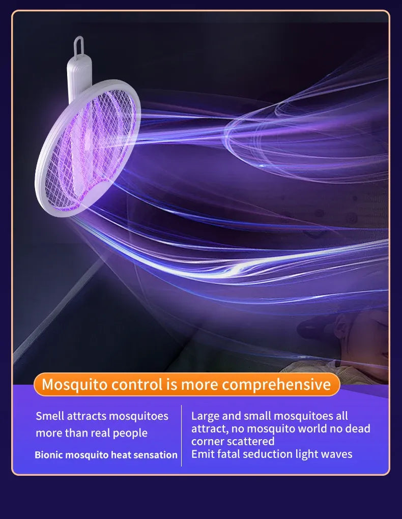 Foldable Electric Mosquito Killer with UV Light
